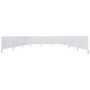 Voir la diapositive 3 : VIDAXL Paravent 9 panneaux Tissu 1200 x 120 cm Blanc sable