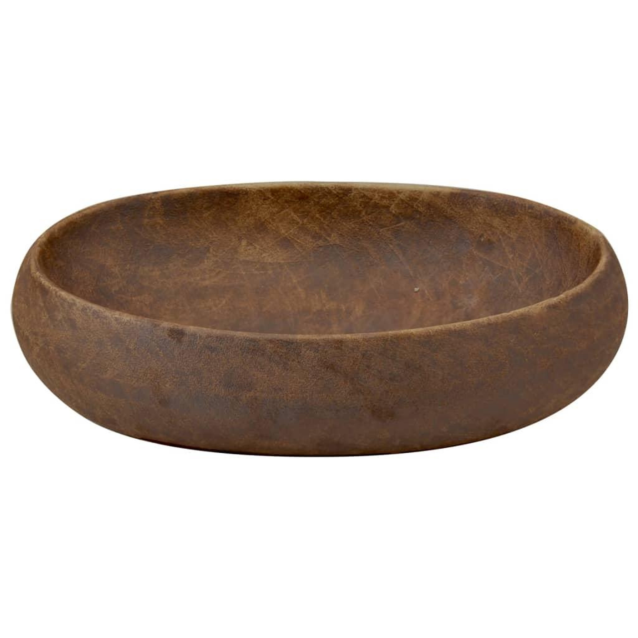 Voir la diapositive 4 : VIDAXL Vasque a poser marron ovale 59x40x15 cm ceramique