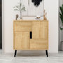 Voir la diapositive 3 : Habitat et Jardin Buffet en bois  Darien  - 76 x 35 x 79 cm - Beige