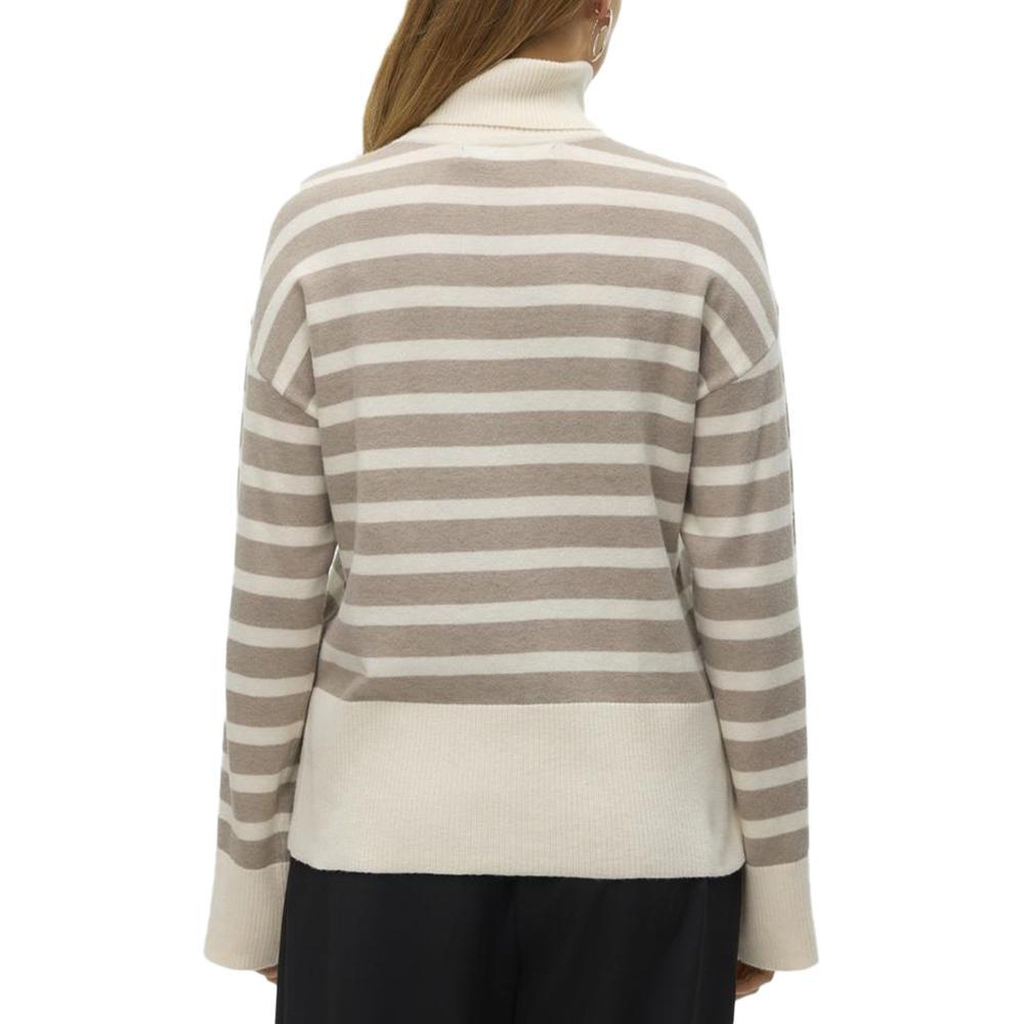 Voir la diapositive 2 : Vero Moda Pull /Marron Femme Vero Moda Fantastic Rollneck