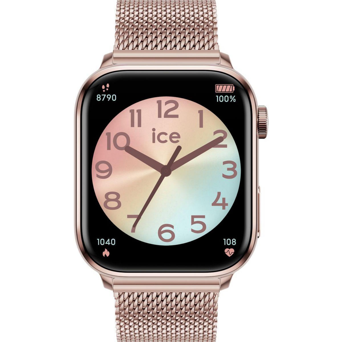 Ice Watch Montre connectée Ice Smart 2.0 Rose Gold Brac Mill 1.96