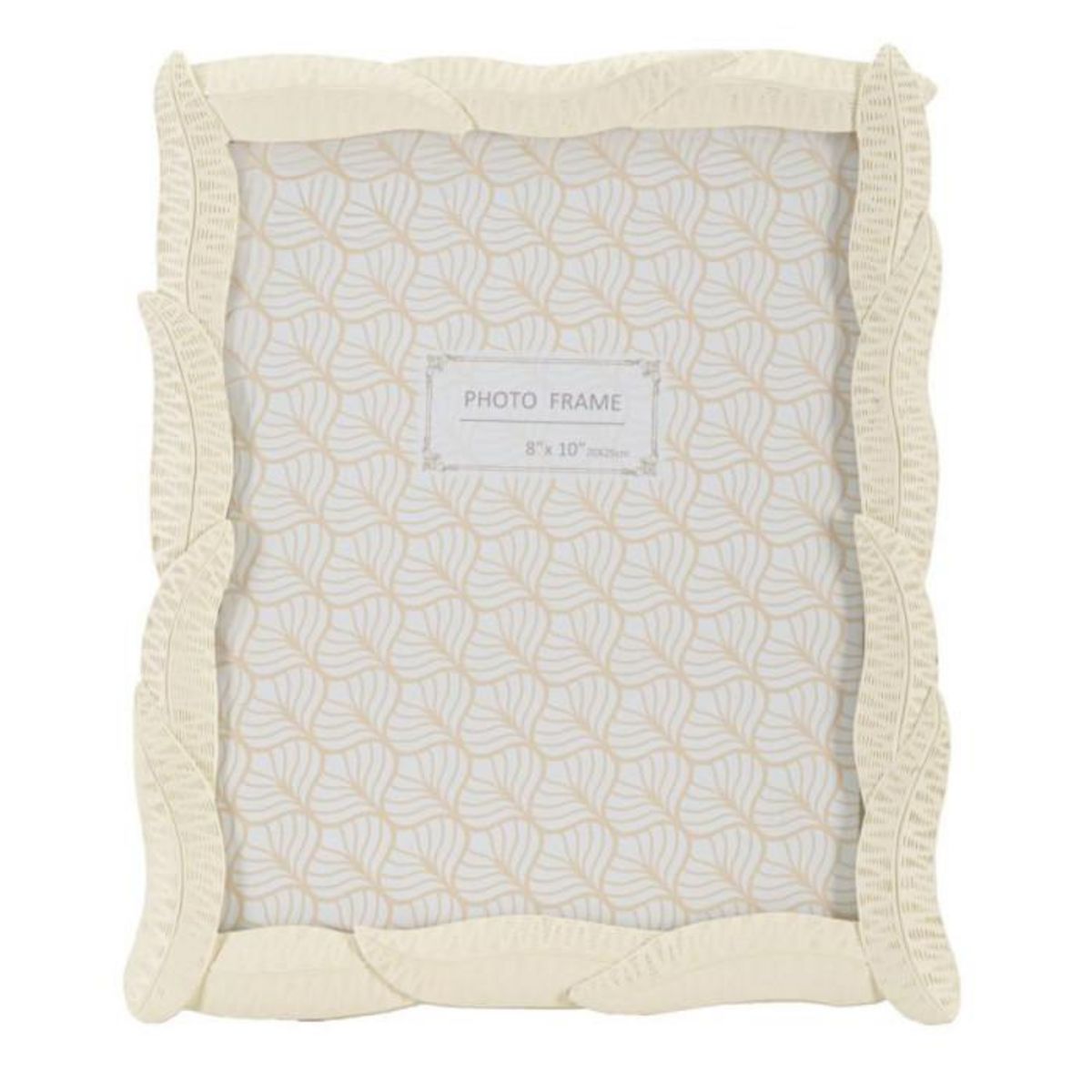 Paris Prix Cadre Photo Déco Feuilles  Snake  20x25cm Crème