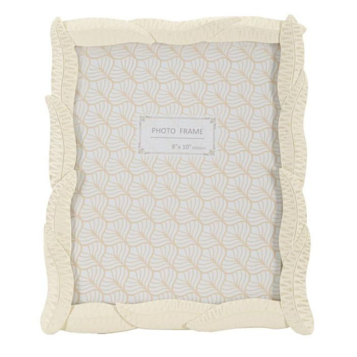 Paris Prix Cadre Photo Déco Feuilles  Snake  20x25cm Crème