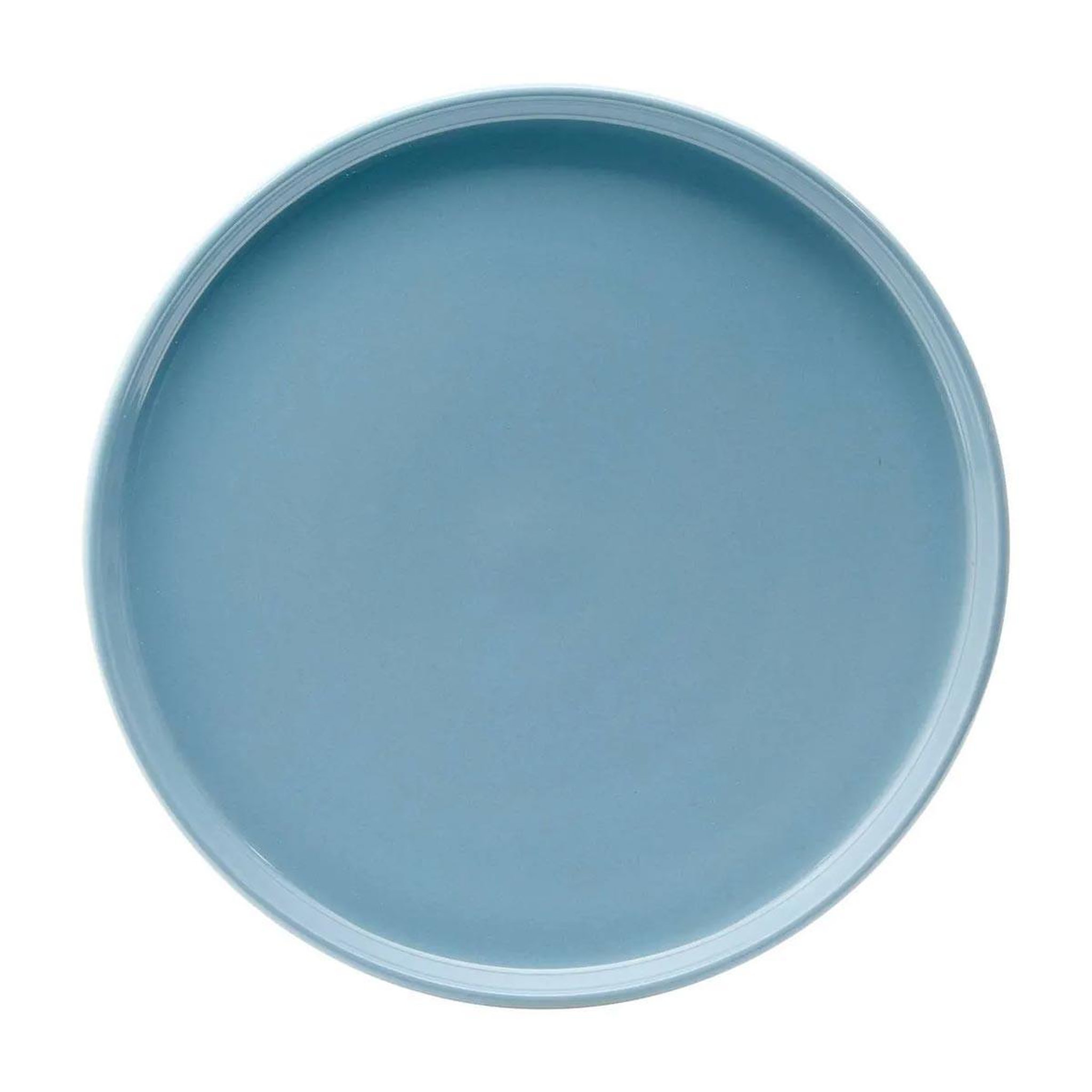 SECRET DE GOURMET Lot de 6 assiettes plates  marie  27cm bleu