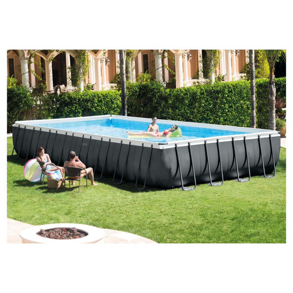 INTEX Piscine tubulaire rectangulaire - 975x488x132cm - ULTRA XTR