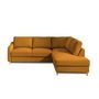 Voir la diapositive 6 : LISA DESIGN Will - canapé d'angle droit - convertible - 5 places - en tissu