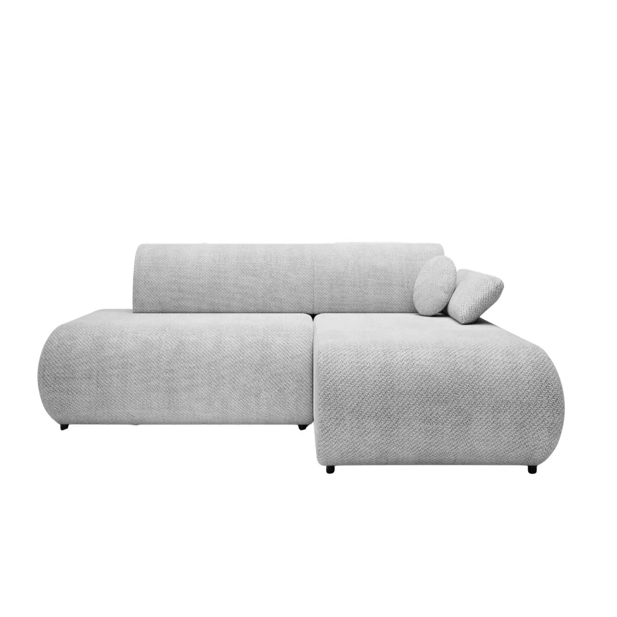 Voir la diapositive 1 : CASANOVA PARIS Levi - canapé d'angle convertible tissu lisse