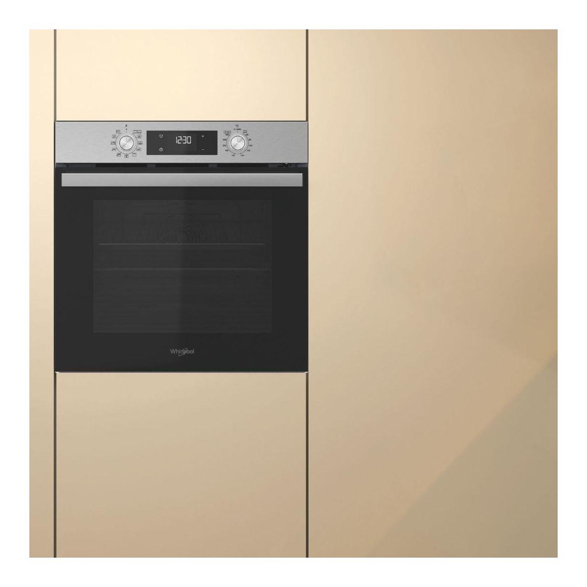 Voir la diapositive 3 : Whirlpool Four encastrable omr58ru0zx - hydrolyse - pyrolyse - chaleur pulsée - ajout vapeur - grill amovible twist