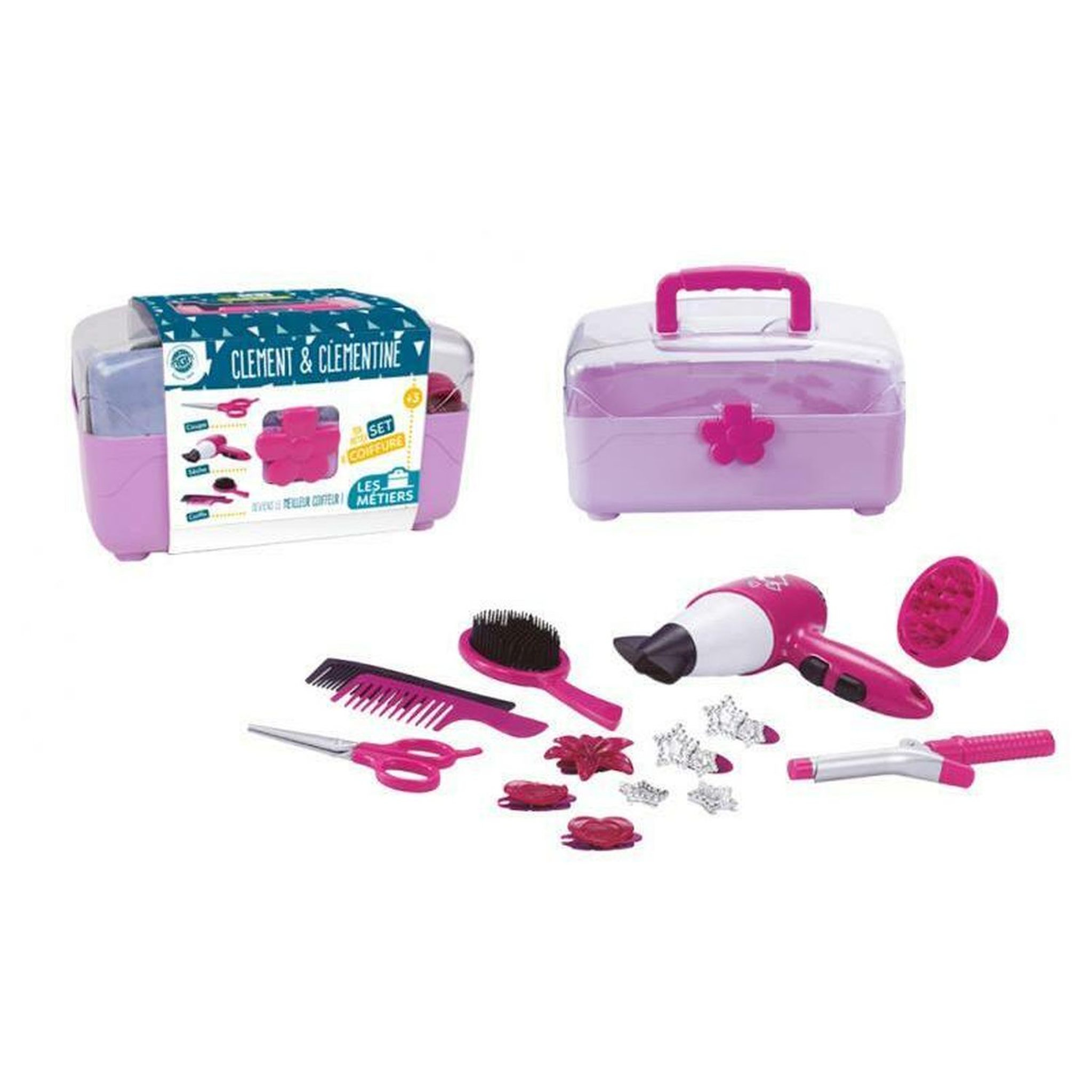 Voir la diapositive 3 : MGM Mallette de coiffure - 27cm avec accessoires 