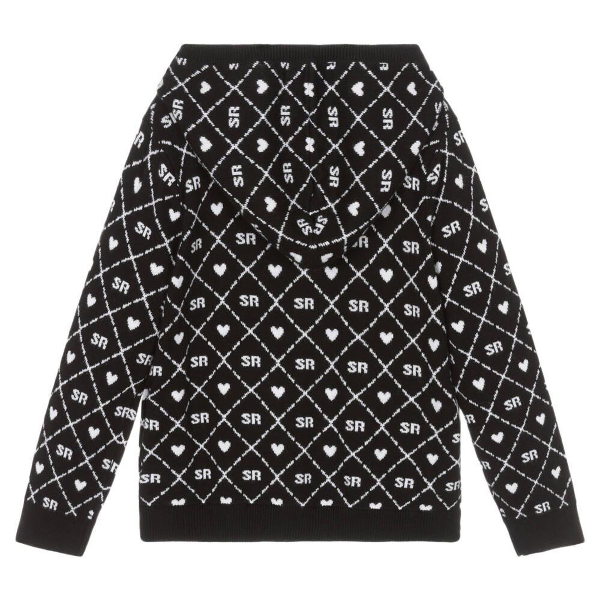 Voir la diapositive 2 : Sonia Rykiel Sweat Zippé Noir/Blanc Fille Sonia Rykiel A15032