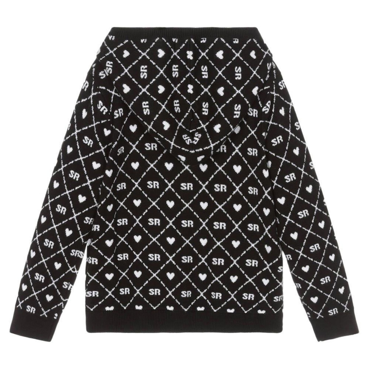 Sonia Rykiel Sweat Zippé /Blanc Fille Sonia Rykiel A15032