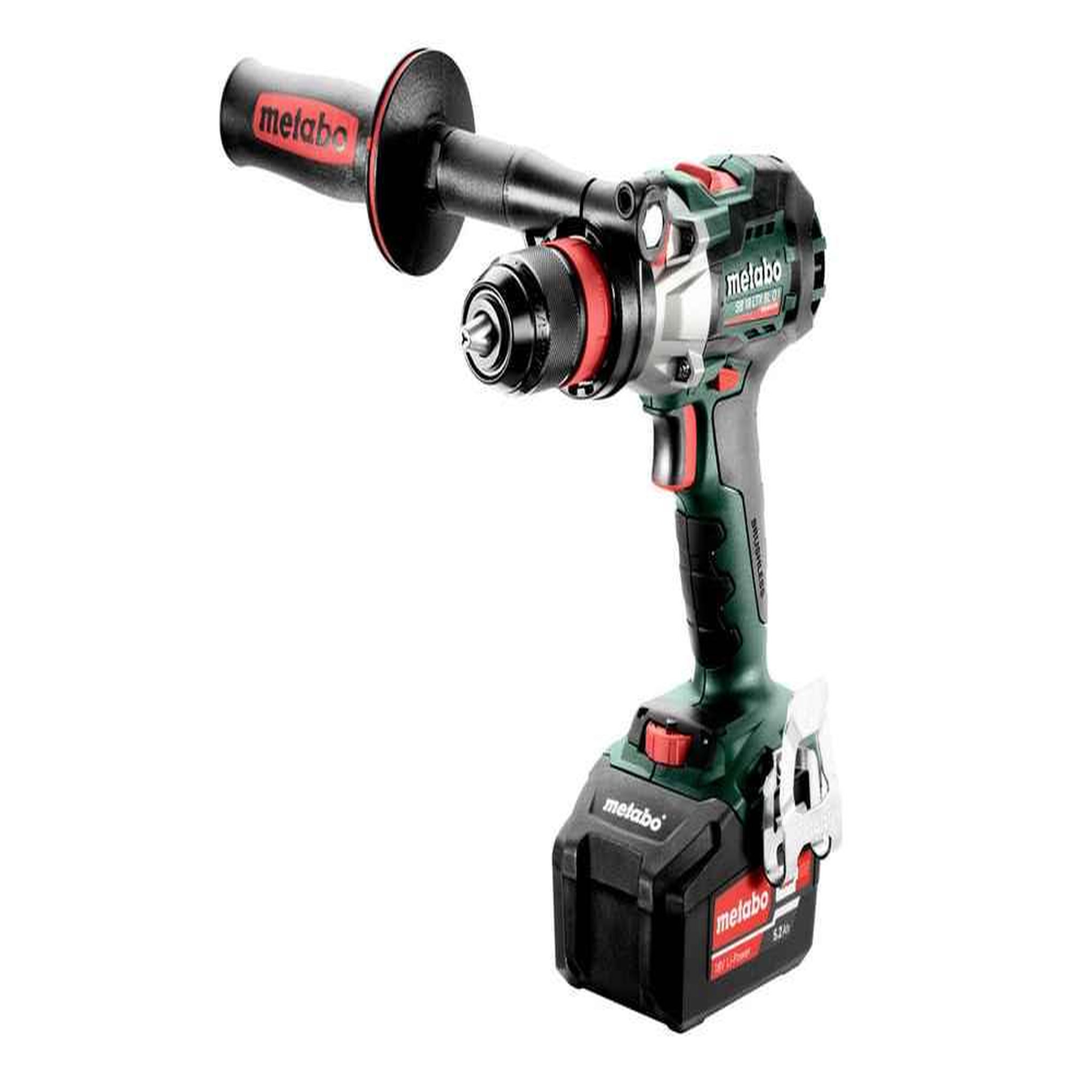 METABO SAS Perceuse à percussion 18 v sb 18 ltx bl q i - 2 x 5,2 ah li-power, asc 55, coffret metabox