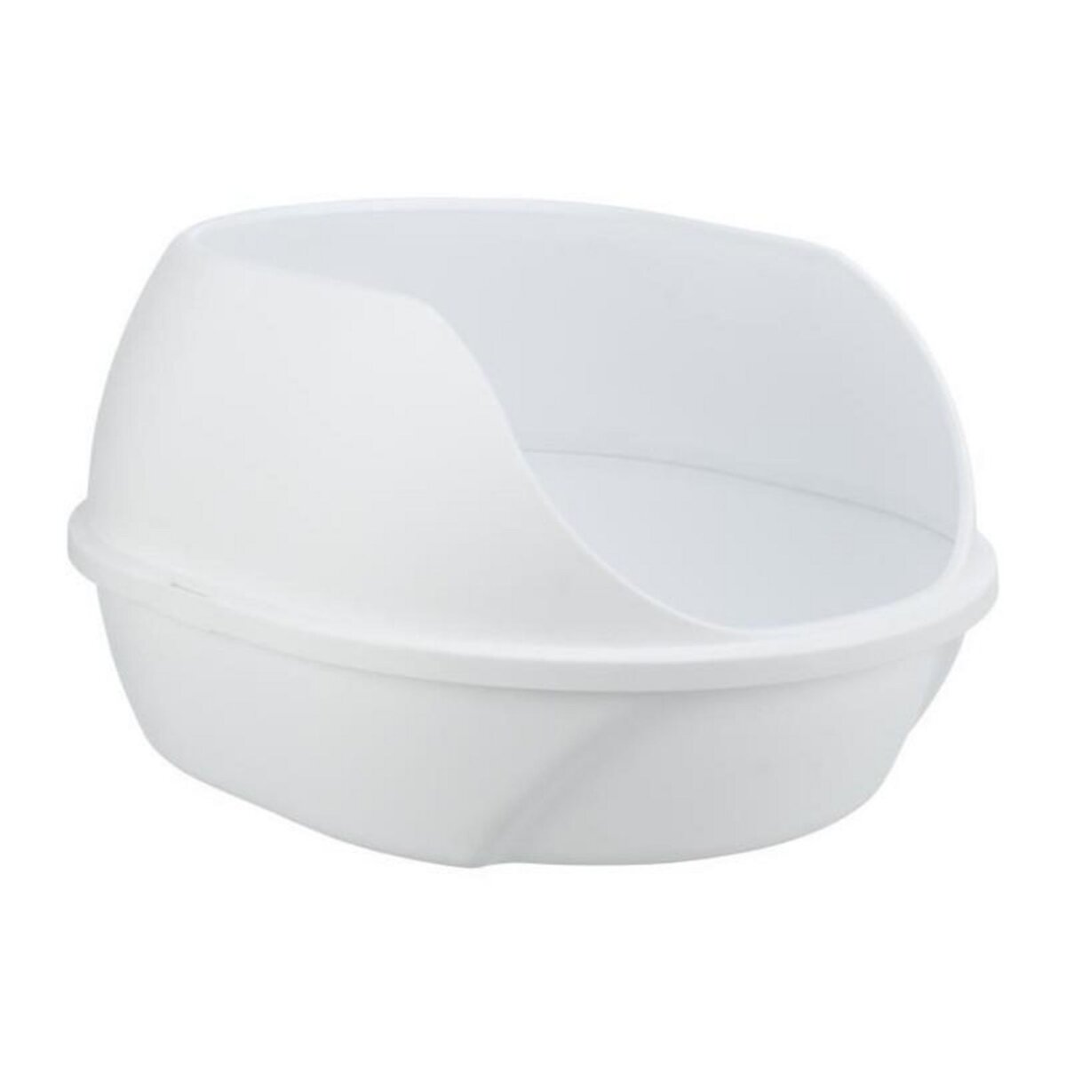 Trixie Bac a litiere TRIXIE Simao - Haut rebord - 48 × 30 × 58 cm - Blanc