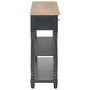 Voir la diapositive 4 : VIDAXL Table console Noir 120x30x76 cm MDF