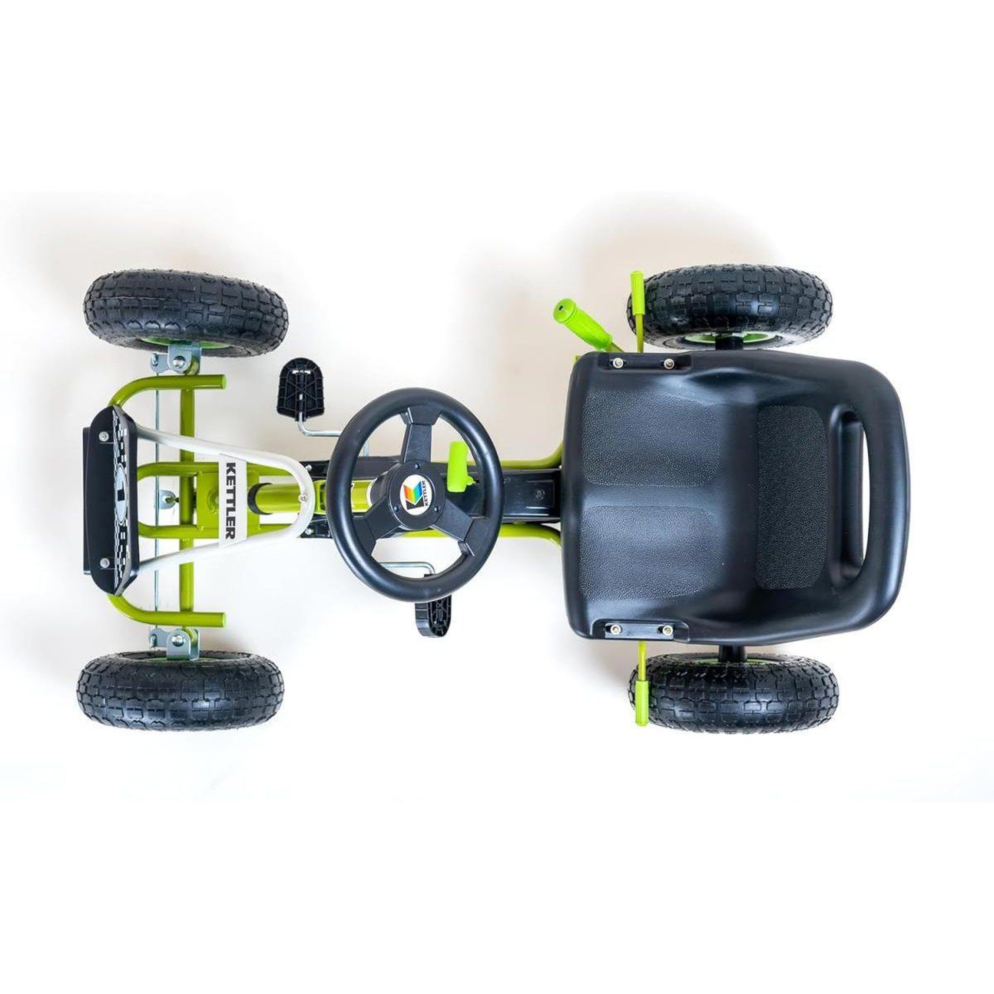 Voir la diapositive 2 : Kettler Kart enfant kettcar retro vert