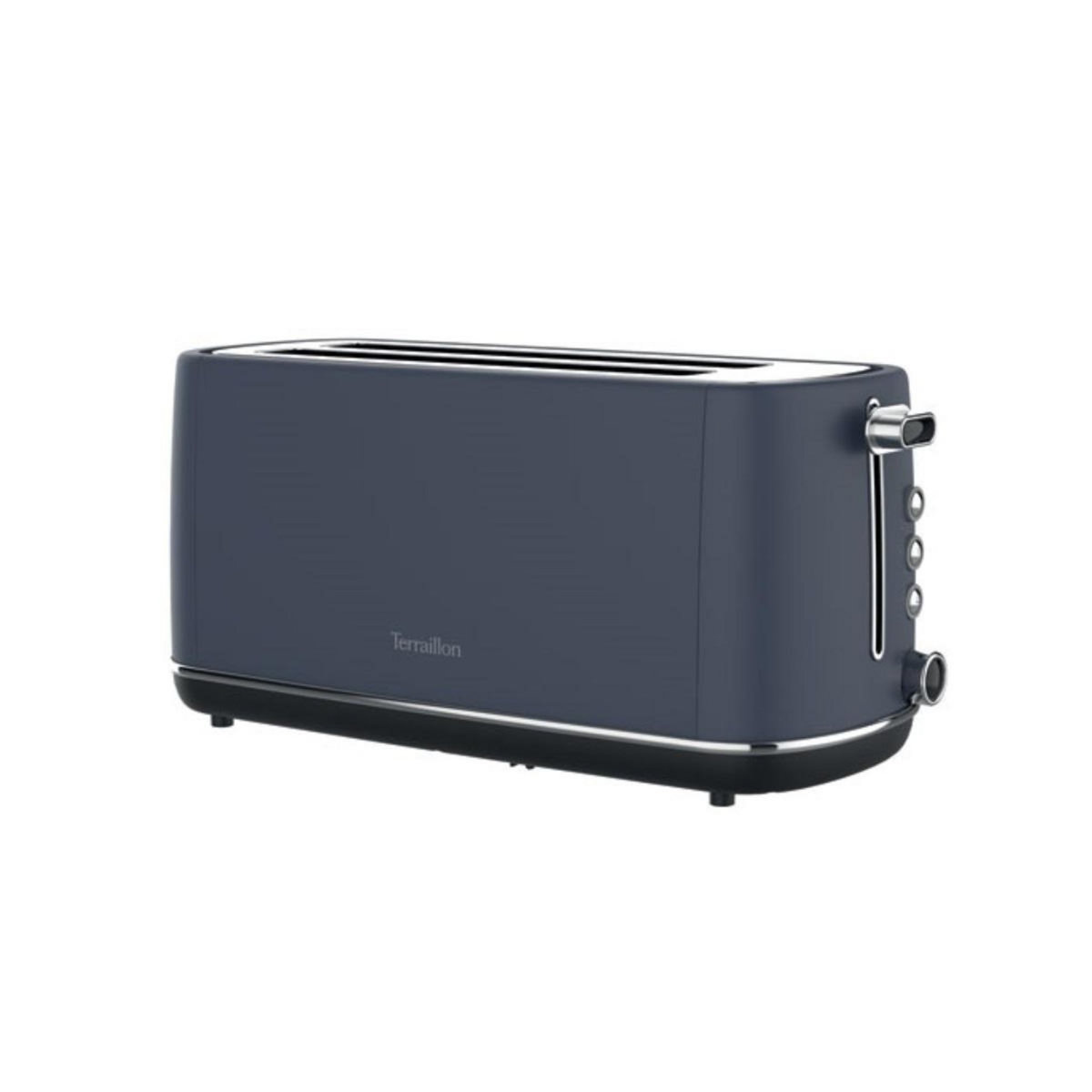 Terraillon Grille-pain long 2 fentes 1550w bleu nuit - 15438