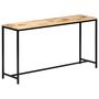 Voir la diapositive 1 : VIDAXL Table console 140 x 35 x 76 cm Bois de manguier massif brut