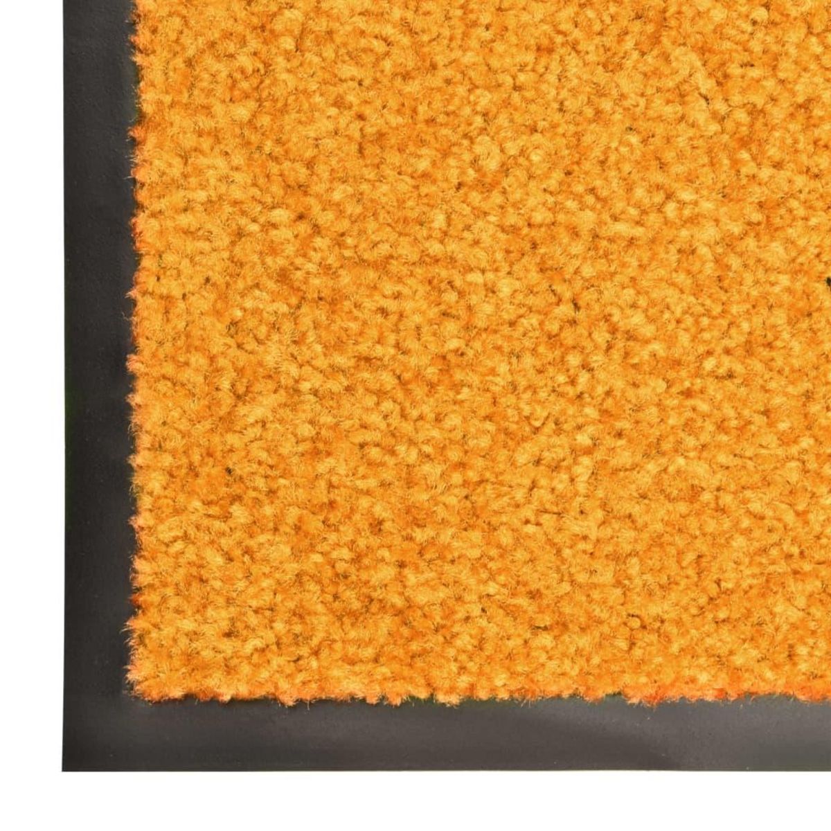 VIDAXL Paillasson lavable Orange 120x180 cm