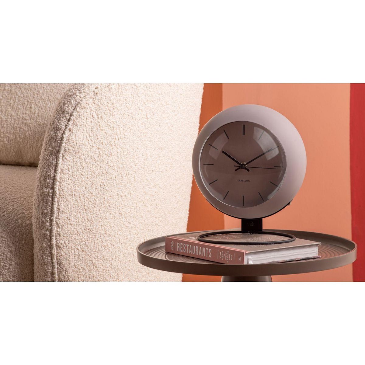 Karlsson Horloge à poser Nirvana Globe