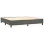 Voir la diapositive 5 : VIDAXL Sommier a lattes de lit matelas et LED Gris fonce 200x200 cm