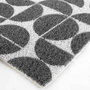 Voir la diapositive 2 : Paris Prix Tapis d'Entrée Demi-Lune  Cosmix  45x75cm Gris