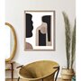 Voir la diapositive 5 : Paris Prix Décoration Murale Encadrée  Astry  80cm Naturel & Noir