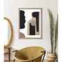 Voir la diapositive 5 : Paris Prix Décoration Murale Encadrée  Astry  80cm Naturel & Noir