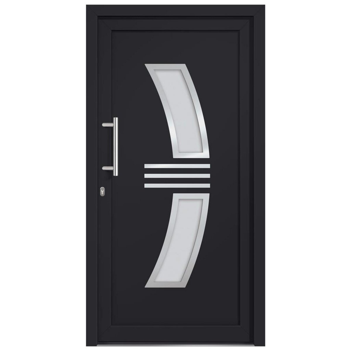 VIDAXL Porte d'entree Anthracite 108x208 cm
