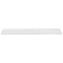 Voir la diapositive 4 : VIDAXL Etagere murale flottante 2pcs Blanc brillant 120x23,5x3,8cm MDF