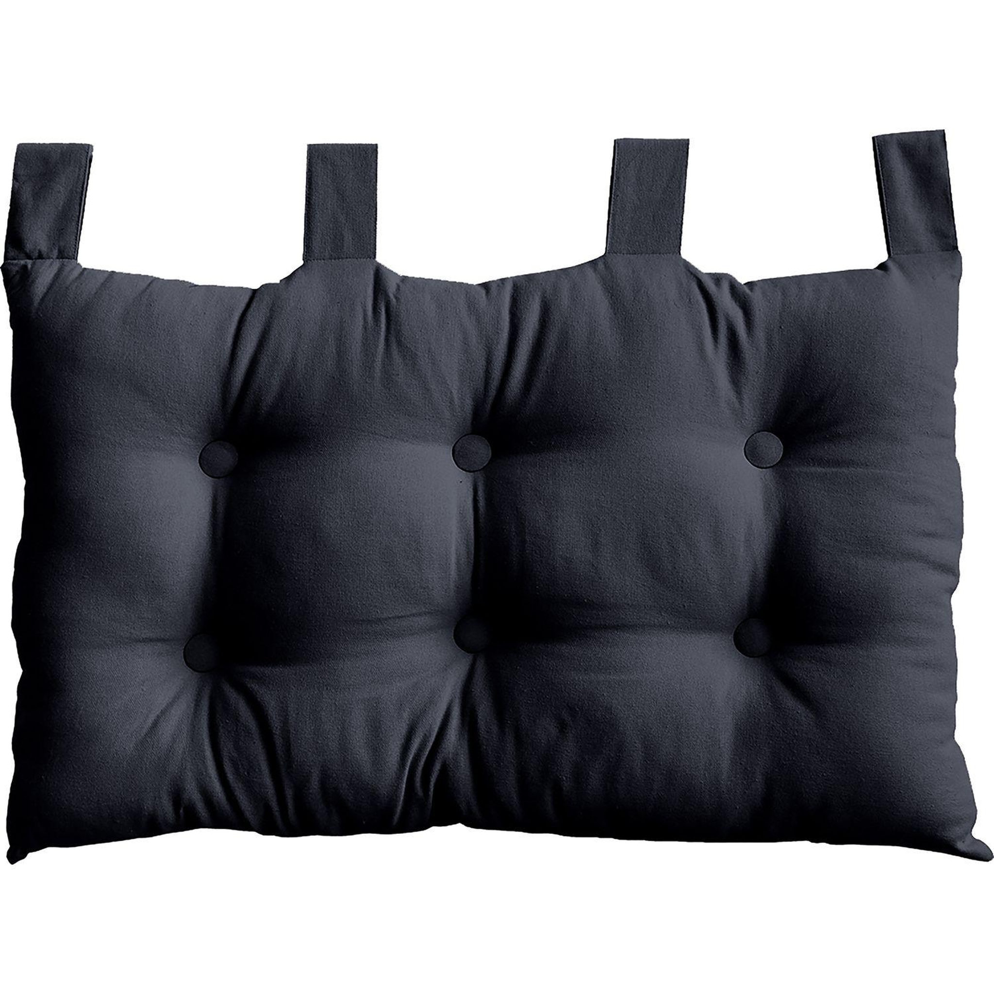 TOILINUX Tête de lit coussin Panama à suspendre. Coloris disponibles : Marron, Blanc, Vert, Gris, Rose, Rouge, Noir, Beige, Bleu, Jaune