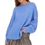 JACQUELINE DE YONG Pull  Femme JDY Sonja. Coloris disponibles : Bleu