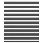 VIDAXL Store zebre noir 120x150 cm largeur du tissu 115,9 cm polyester