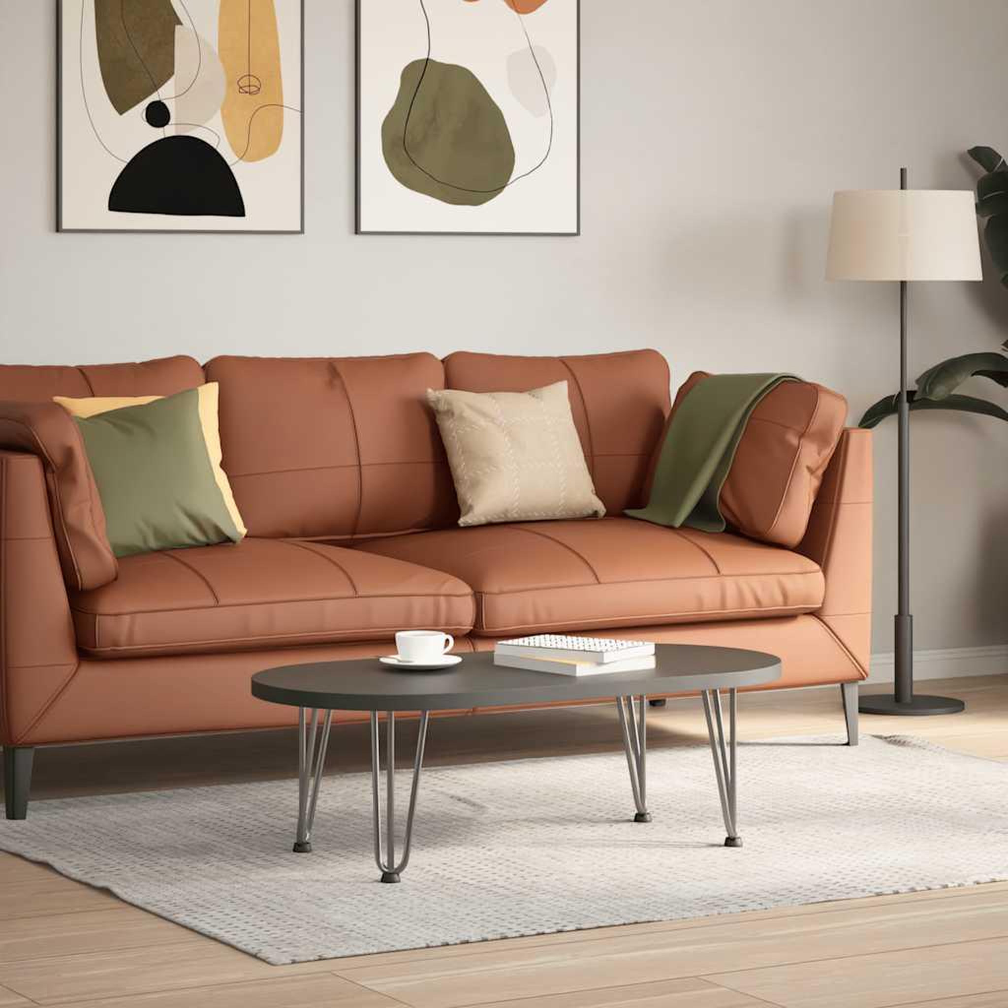 Voir la diapositive 3 : VIDAXL Pieds de table en forme d'epingle a cheveux 30 cm acier massif