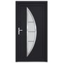 Voir la diapositive 3 : VIDAXL Porte d'entree anthracite 98x208 cm PVC