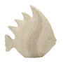 Voir la diapositive 1 : Paris Prix Statuette Poisson en Résine  Sand  25cm Beige