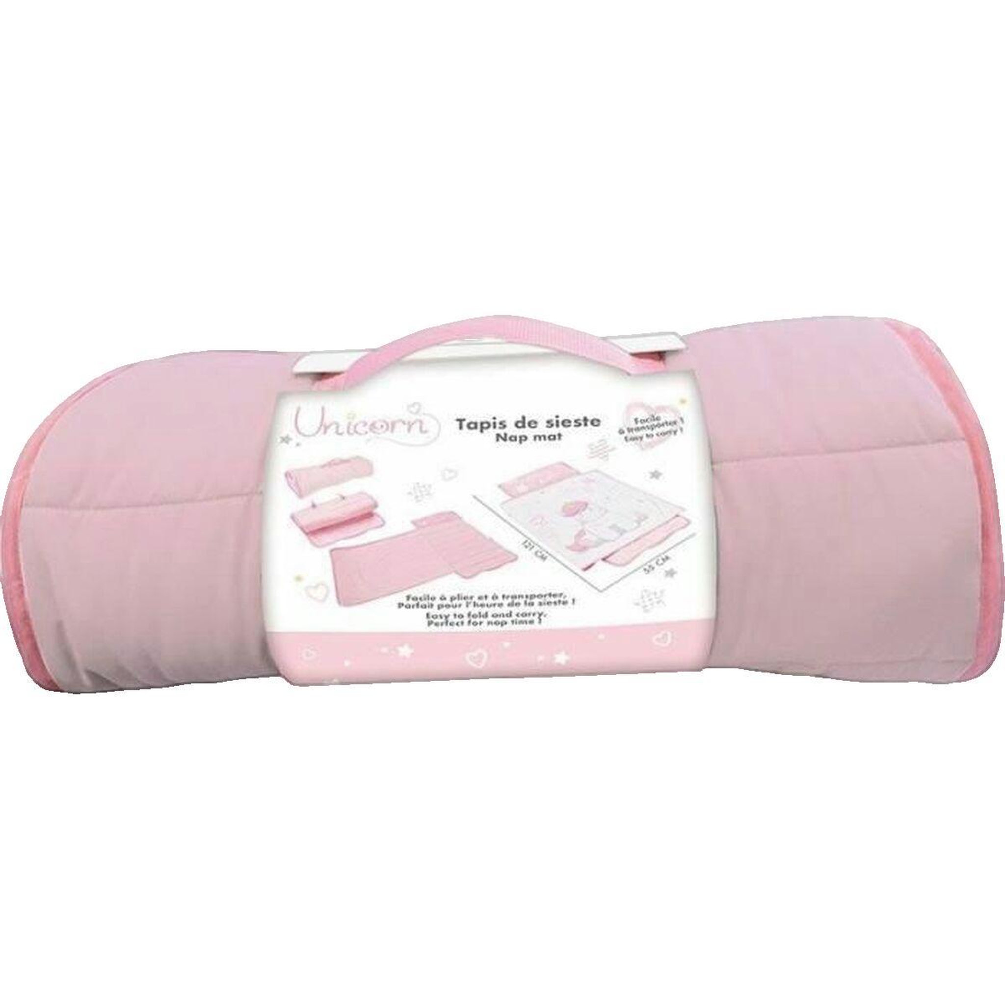 Fun House Tapis de Sieste Fun-House motif licorne rose et blanc
