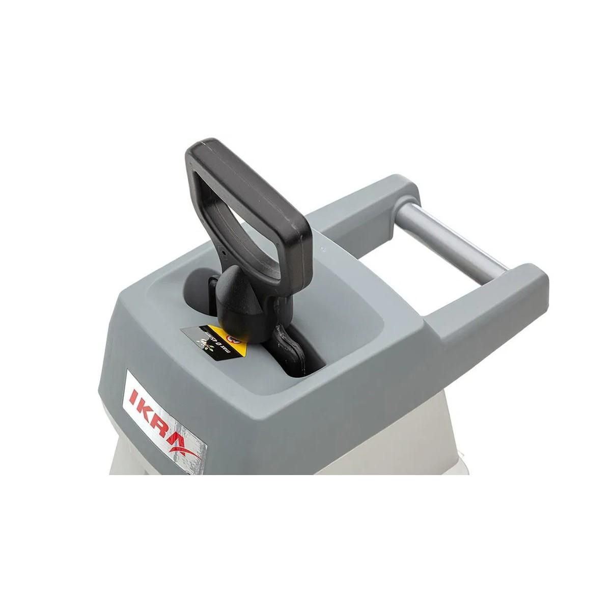 Ikra Broyeur de végétaux électrique 2500W 2 Lames acier trempé Branches jusqu'à 45mm Sac 45L IKRA