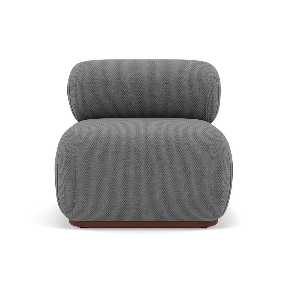 LISA DESIGN Penelope - module d'assise en velours texturé