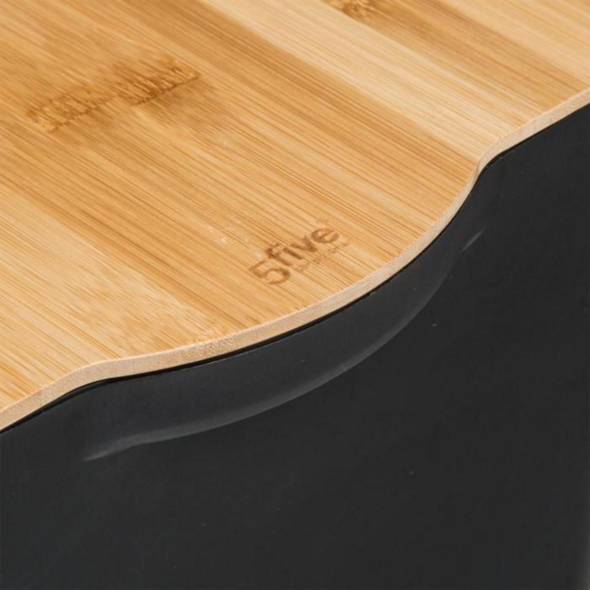 FIVE Boîte de rangement   Bambou  6,5L Noir