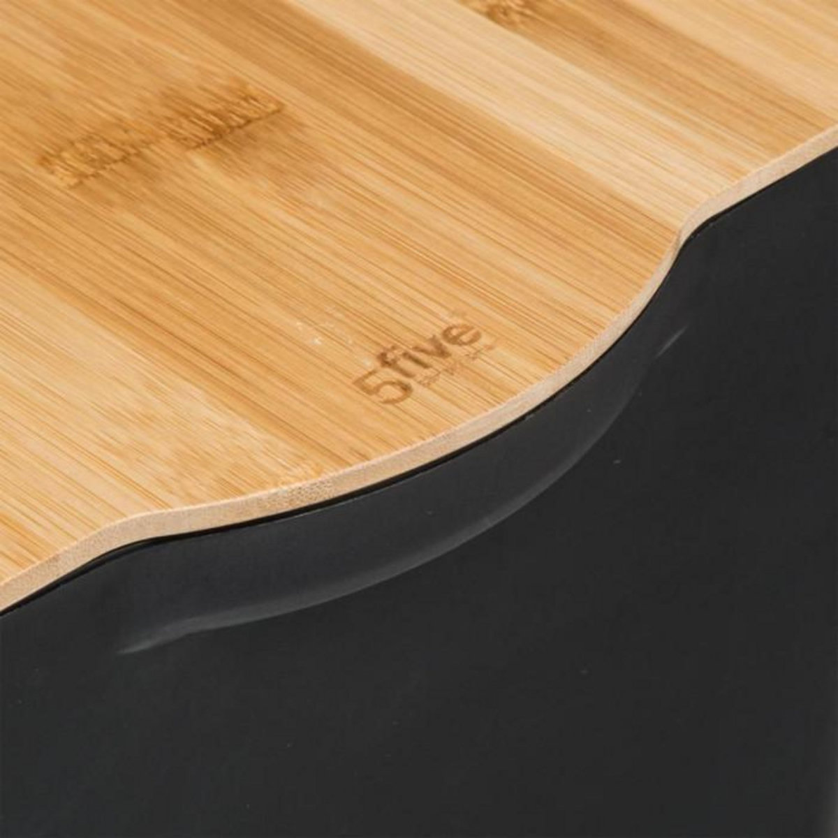 FIVE Boîte de rangement   Bambou  6,5L Noir
