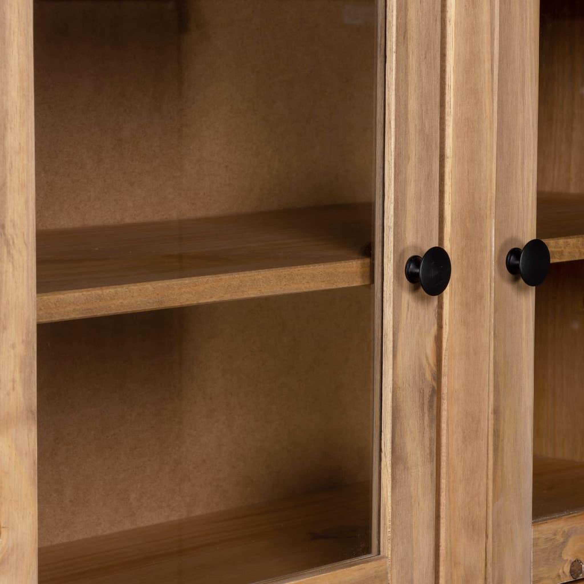Voir la diapositive 5 : VIDAXL Buffet haut 93x40,5x180 cm Pin Gamme Panama