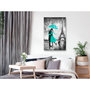 Voir la diapositive 2 : Paris Prix Tableau Imprimé  Paris Fog Green