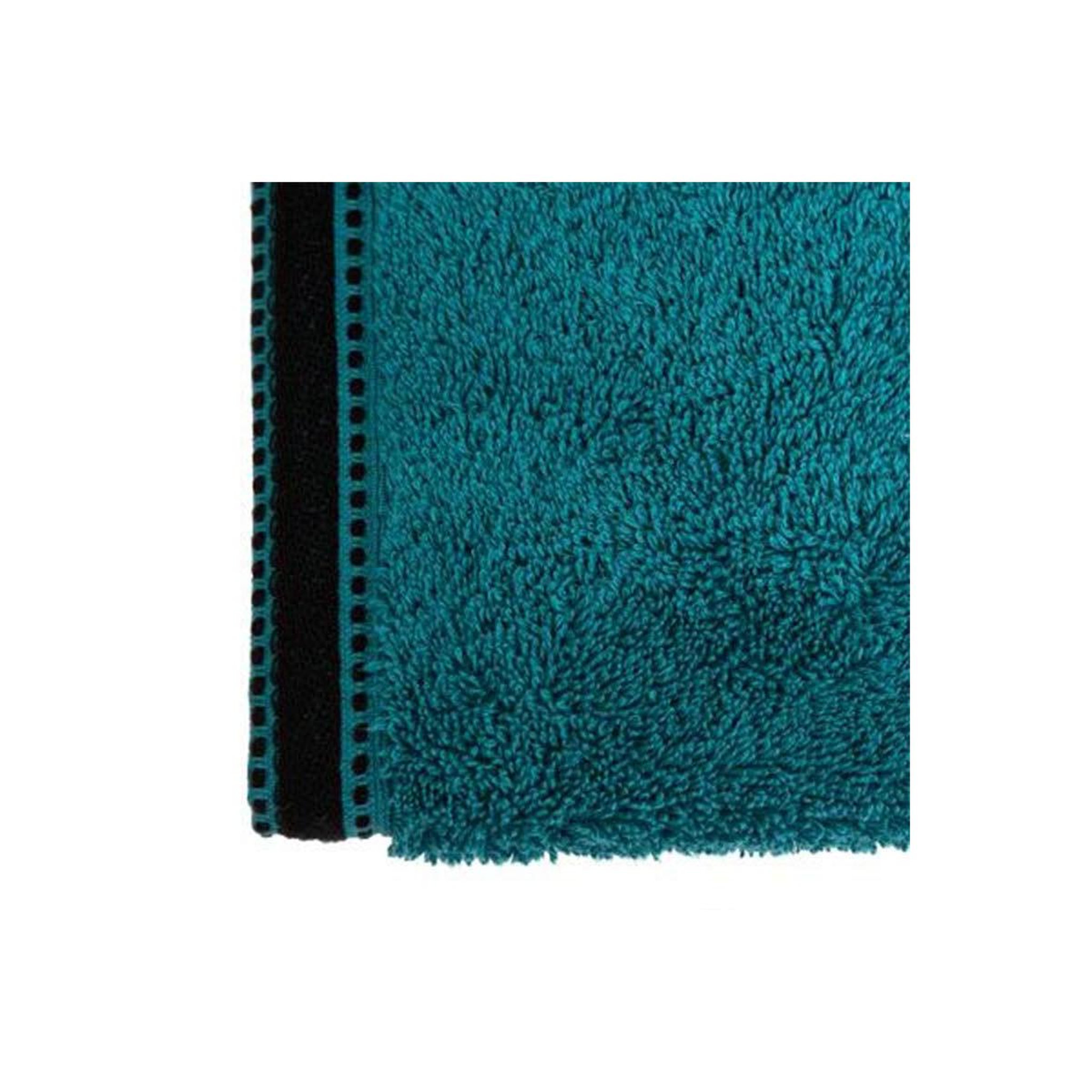 Voir la diapositive 3 : ATMOSPHERA Serviette de toilette  joia  50x90cm bleu canard