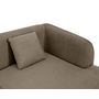 Voir la diapositive 6 : LISA DESIGN Ikare - module d'assise méridienne droit - en tissu
