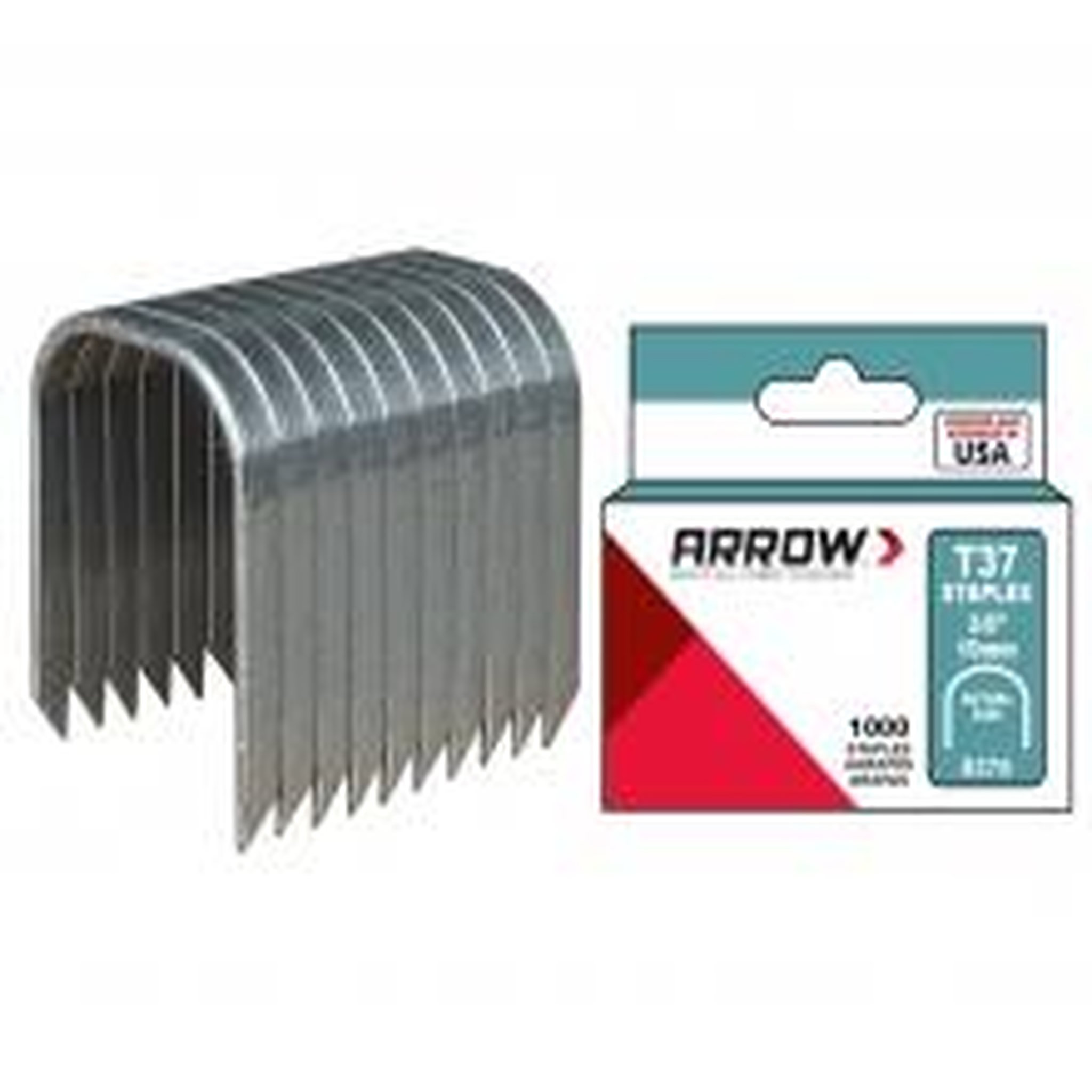 Arrow Boîte de 1000 agrafes T37 10 mm