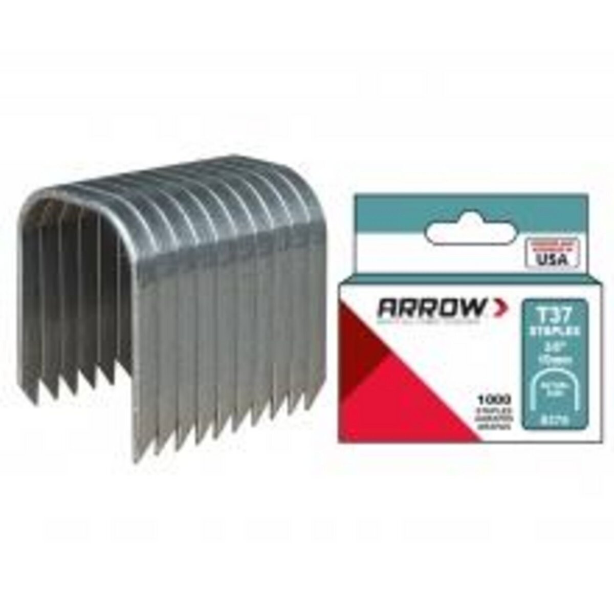 Arrow Boîte de 1000 agrafes T37 10 mm