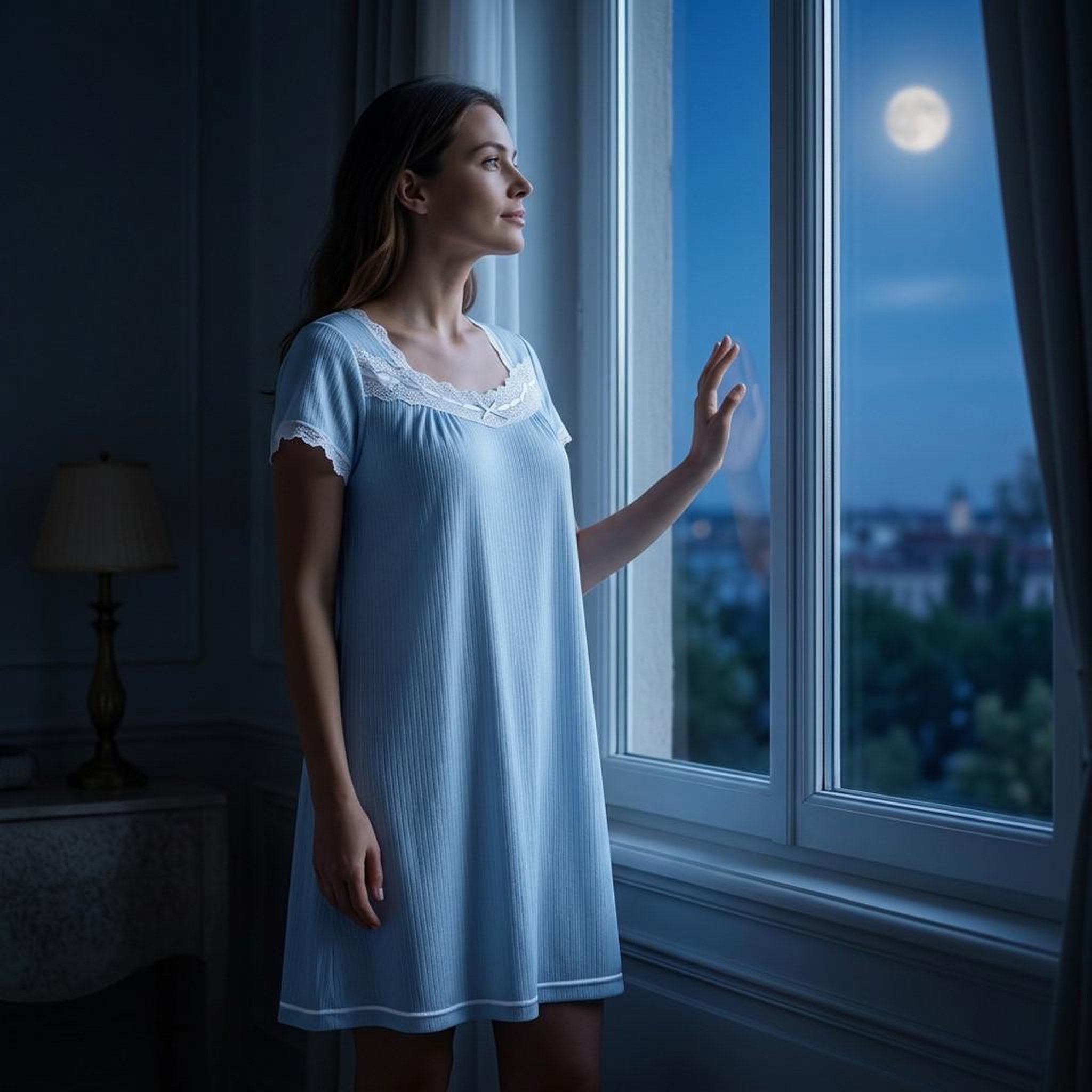 Voir la diapositive 5 : OZABI OZABI Chemise de Nuit Femme Dentelle Ultra Léger
