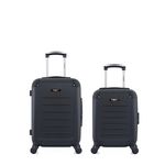 BLUESTAR BLUESTAR - LOT DE 2 - Valises cabine et cabine XXS OPERA. Coloris disponibles : Noir, Rose, Gris, Beige, Orange