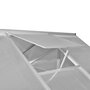 VIDAXL Serre renforcee en aluminium avec cadre de base 4,6 m^2