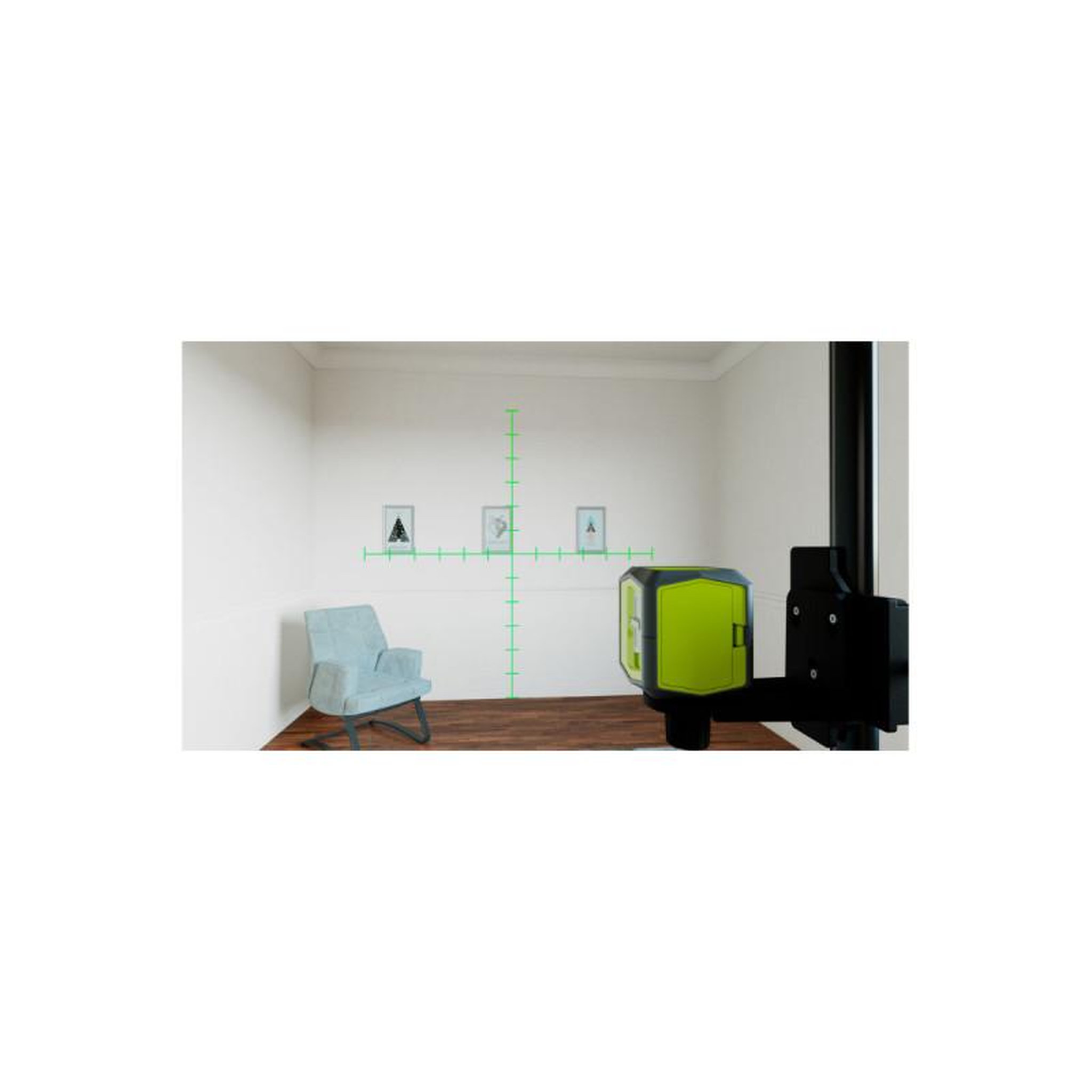 Voir la diapositive 4 : Ryobi Laser croix verte RYOBI - 15m de portée - RBCLLG2